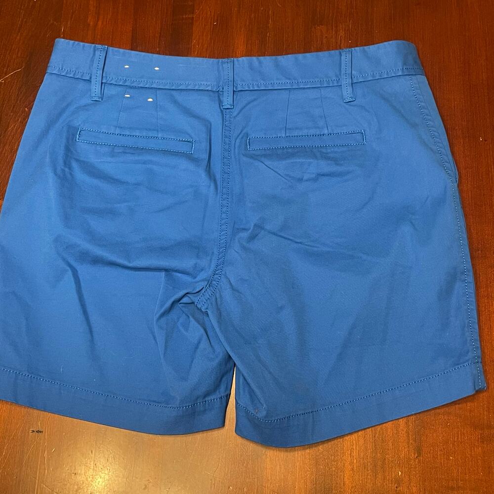 Blue Talbots Shorts Relaxed Chino Fit 4P 6" Inseam 4 - Picture 2 of 7